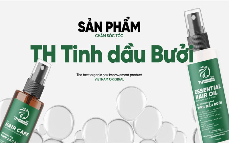 Banner sản phẩm chăm sóc tóc phân phối độc quyền bởi Mrex